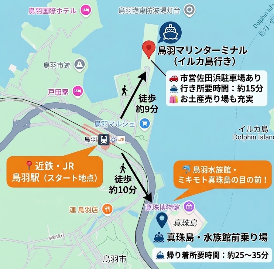 イルカ島 所要時間